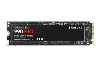 Samsung 990 PRO SSD (1TB/2TB/4TB) PCIe 4.0 M.2 2280 Internal Solid State Hard Drive, Seq. Read Speeds Up to 7,450 MB/s for High End Computing, Gaming, and Heavy Duty Workstations