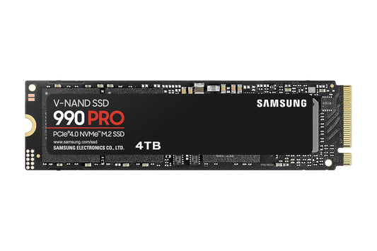 Samsung 990 PRO SSD (1TB/2TB/4TB) PCIe 4.0 M.2 2280 Internal Solid State Hard Drive, Seq. Read Speeds Up to 7,450 MB/s for High End Computing, Gaming, and Heavy Duty Workstations