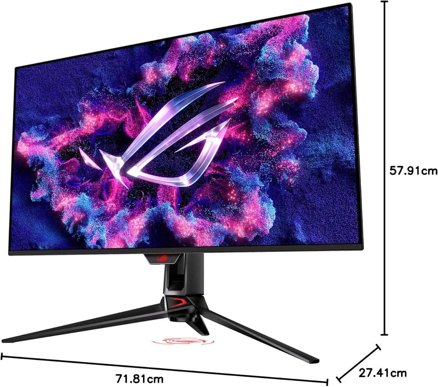 ASUS ROG Swift 32” 4K OLED Gaming Monitor (PG32UCDM) - UHD (3840 x 2160), QD-OLED, 240Hz, 0.03ms, G-SYNC Compatible, Custom Heatsink, Graphene Film, 99% DCI-P3, True 10-bit, 90W USB-C
