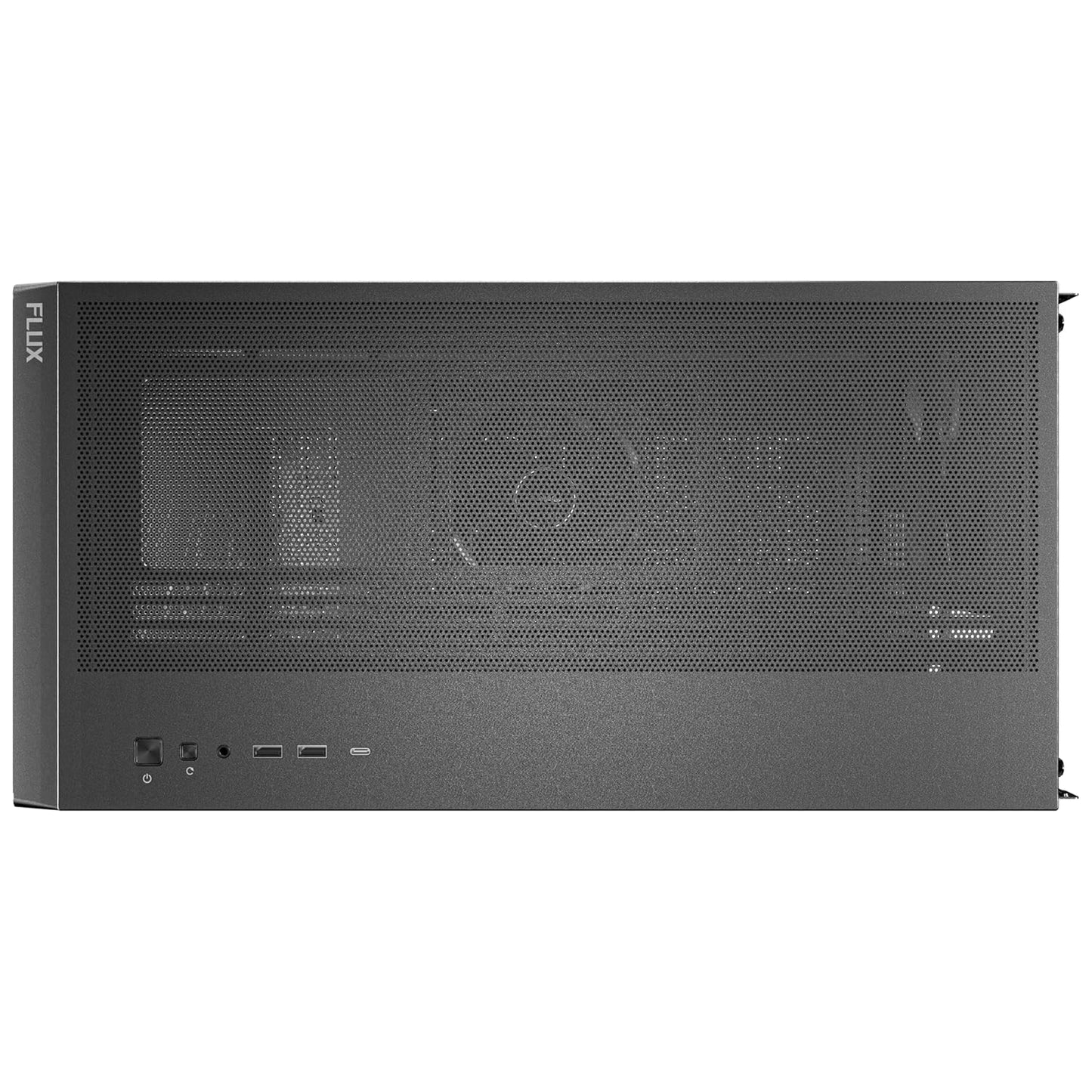 Antec Flux SE, Sound-Dampening Side Panels, 5 x PWM Fans Included, Front Panel with Walnut Wood, Type-C, 420mm Radiator& Back Connect Motherboard Support, Silent Case, Mid E-ATX Tower PC Case