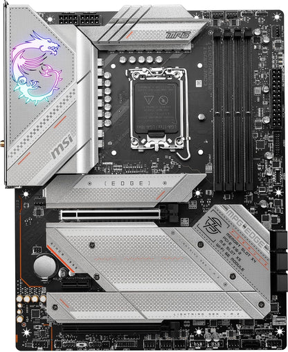 MSI MPG Z790 Edge WiFi Gaming Motherboard (Supports 12th/13th/14th Gen Intel Processors, LGA 1700, DDR5, PCIe 5.0, M.2, 2.5Gbps LAN, USB 3.2 Gen2, Wi-Fi 6E, Bluetooth 5.3, ATX)