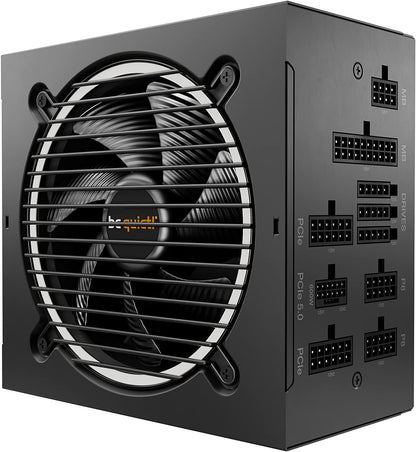 be quiet! BN513 Pure Power 12 M 1200W Modular Quiet Power Supply | 80 Plus Gold | ATX 3.1 | for PCIe 5.0 GPUs and GPUs with 6+2 pin connectors | Silent 120mm Fan | BN513
