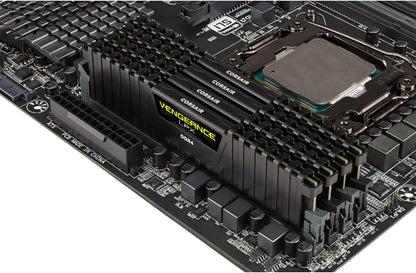 Corsair Vengeance LPX 128GB (4x32GB) DDR4 3200(PC4-28800) C18 1.35V Desktop Memory - Black