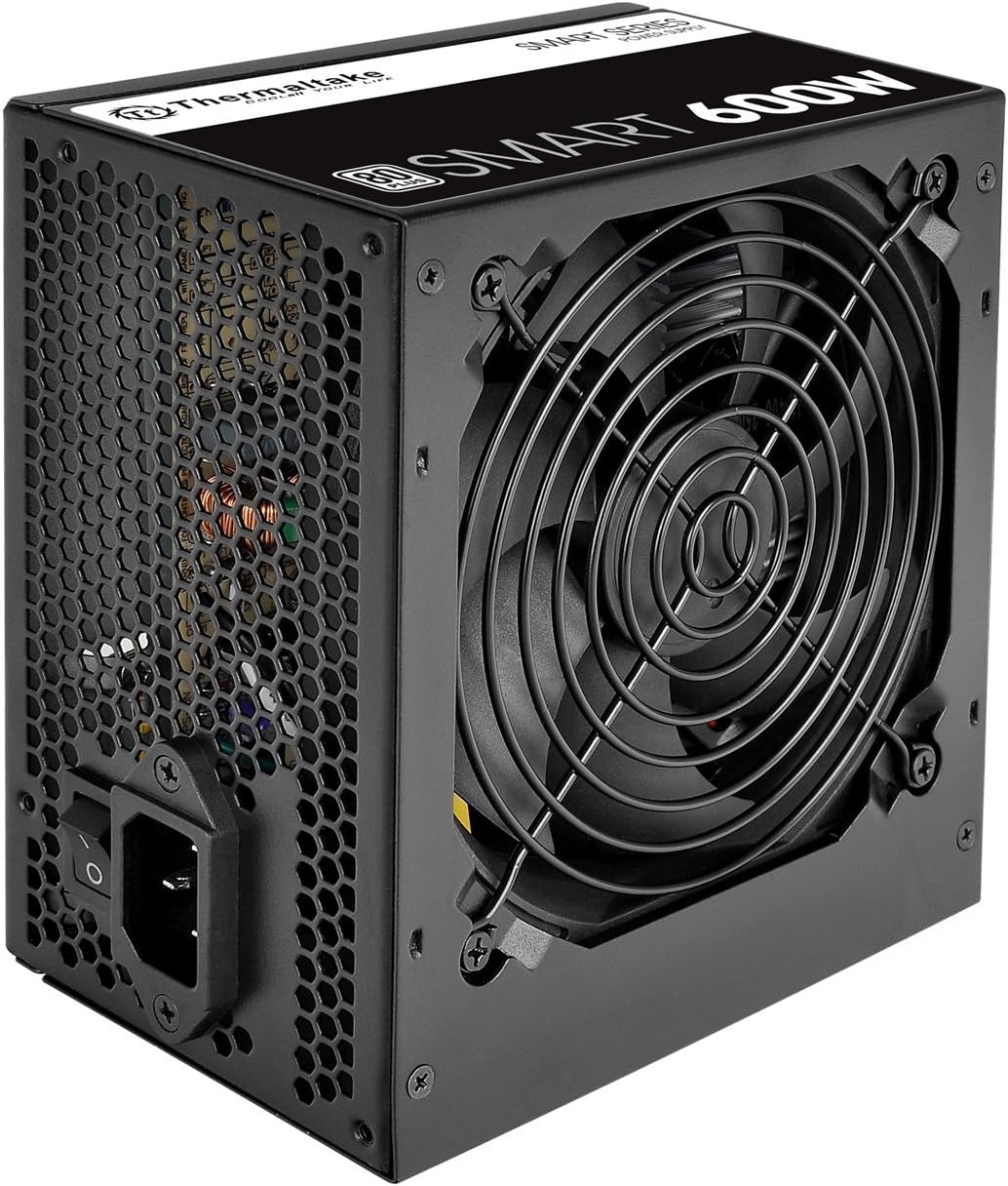 Thermaltake SMART 600W ATX 12V V2.3/EPS 12V 80 Plus Certified Active PFC Power Supply PS-SPD-0600NPCWUS-W