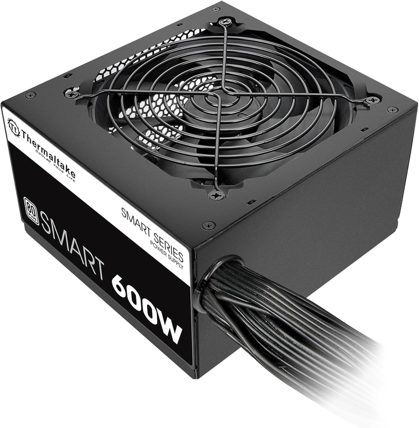 Thermaltake SMART 600W ATX 12V V2.3/EPS 12V 80 Plus Certified Active PFC Power Supply PS-SPD-0600NPCWUS-W